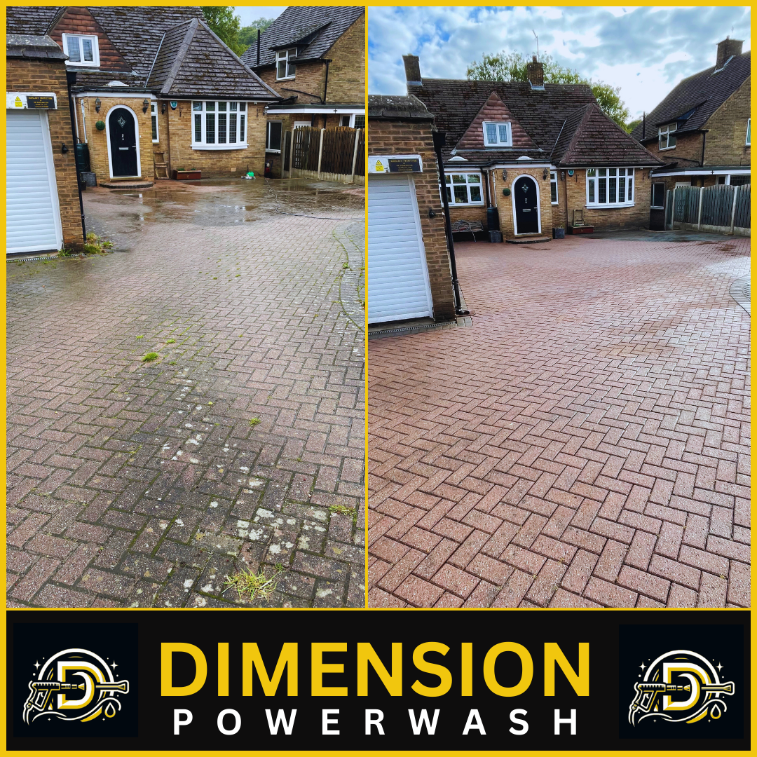 Block paving before after